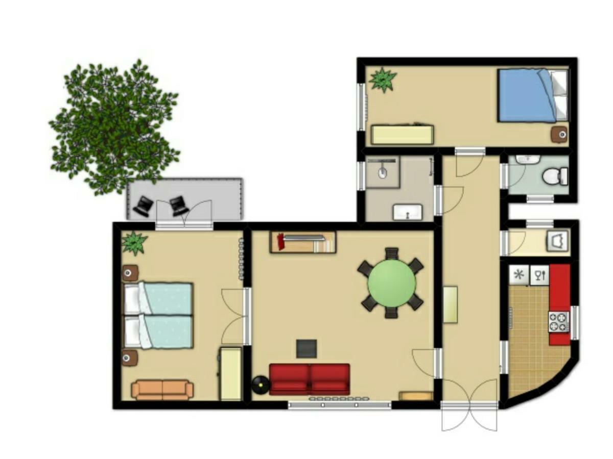 3 Room Apartment In The Beautiful Street Budapest Exterior photo